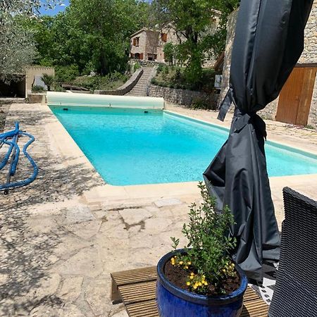 Font Nouvelle Maison De Charme Drome Provencale, 6 Ou 10 Personnes Avec Piscine Plaisians Kültér fotó