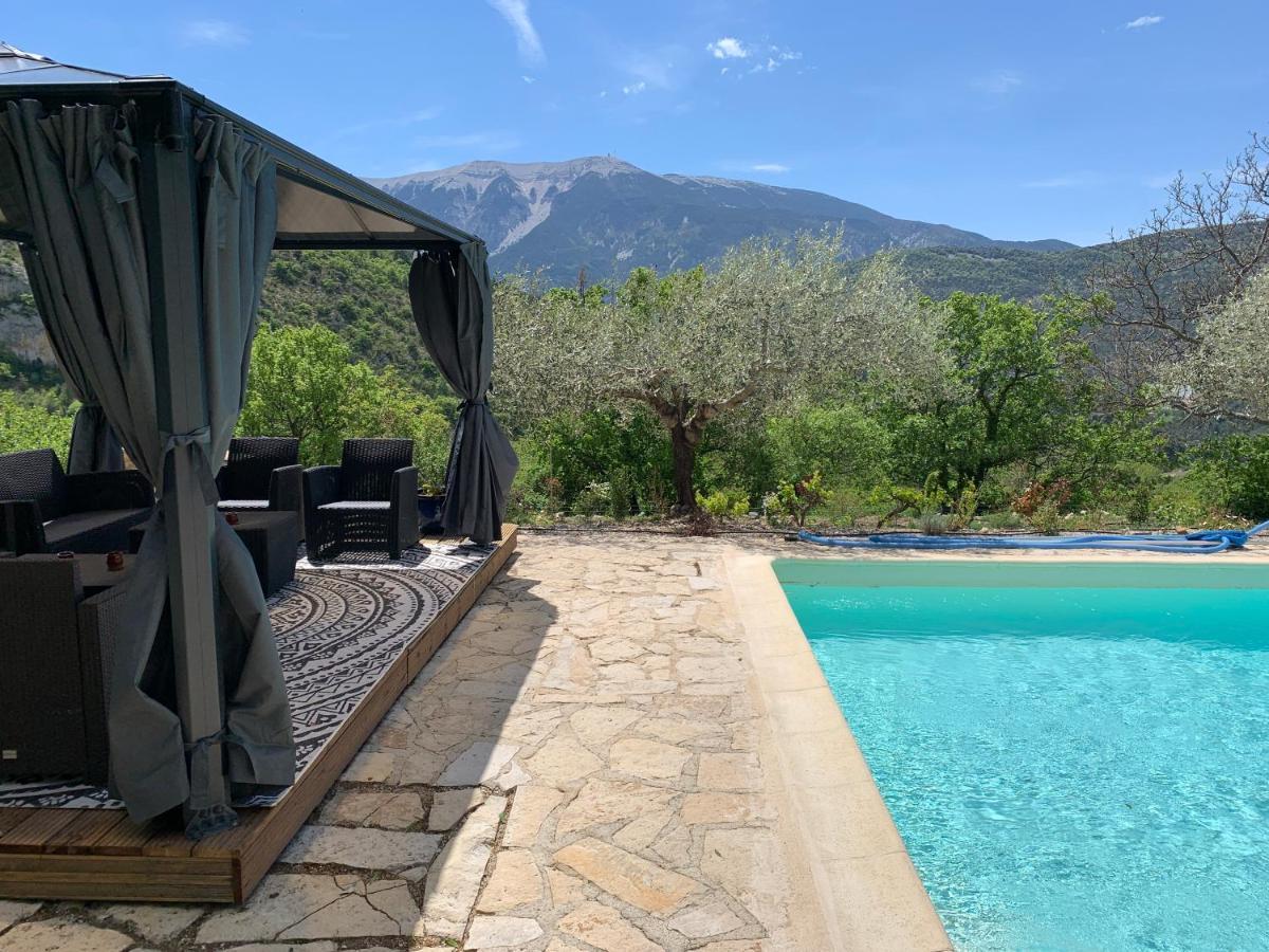 Font Nouvelle Maison De Charme Drome Provencale, 6 Ou 10 Personnes Avec Piscine Plaisians Kültér fotó