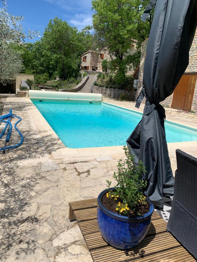 Font Nouvelle Maison De Charme Drome Provencale, 6 Ou 10 Personnes Avec Piscine Plaisians Kültér fotó