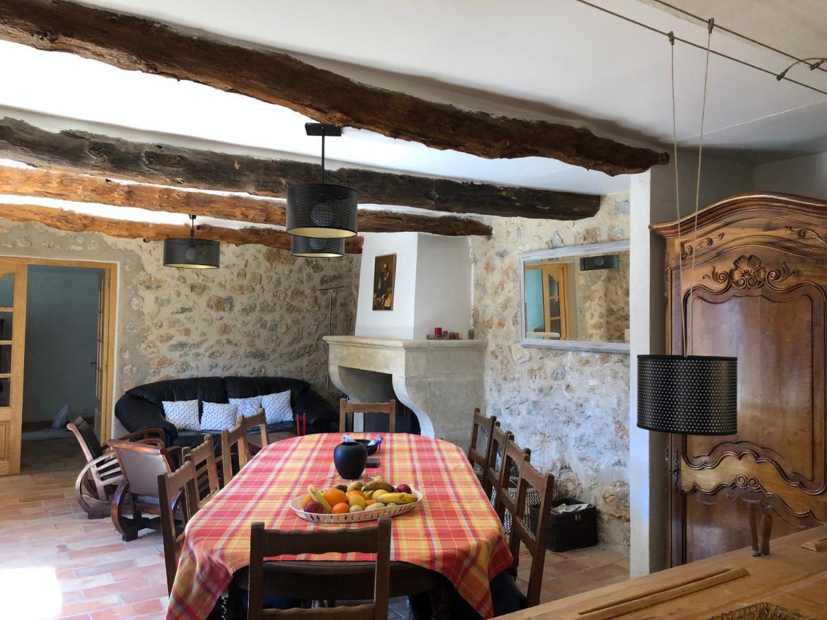 Font Nouvelle Maison De Charme Drome Provencale, 6 Ou 10 Personnes Avec Piscine Plaisians Kültér fotó